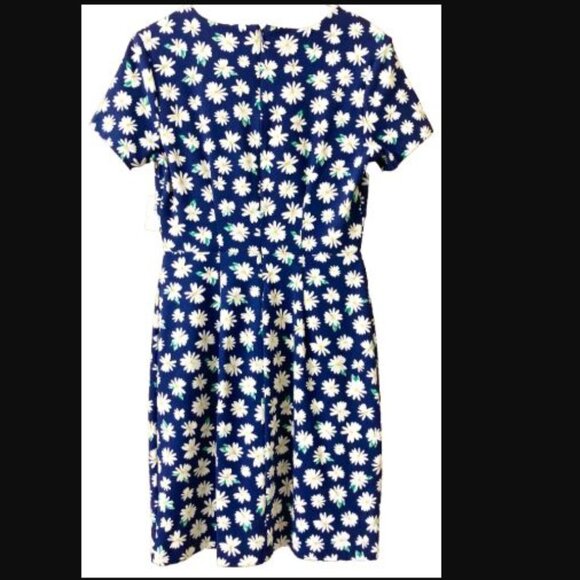 NWT! Old Navy Women’s S Pointe Knit Knee Length Cotton Sheath Dress Casual Work - Picture 6 of 8